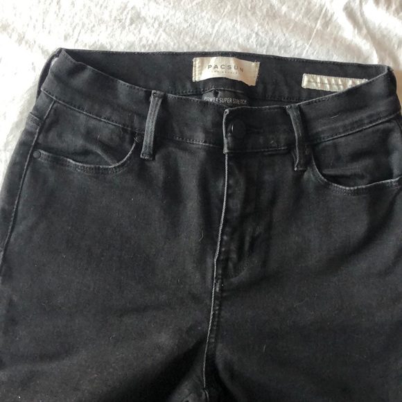 NWT PACSUN High Rise Ankle Lace Up Jeans - Picture 7 of 8